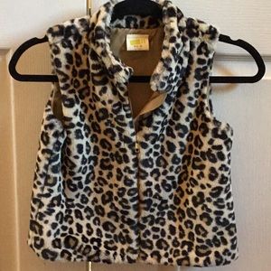 Leopard Print Vest